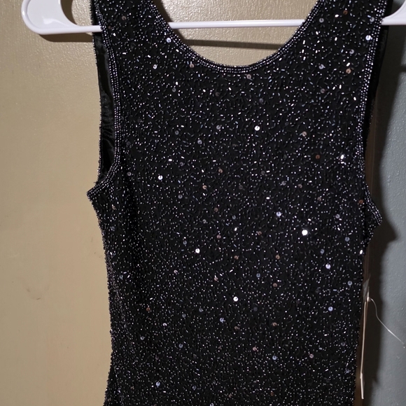 Scala Glittering Black Tank Top - Picture 3 of 16